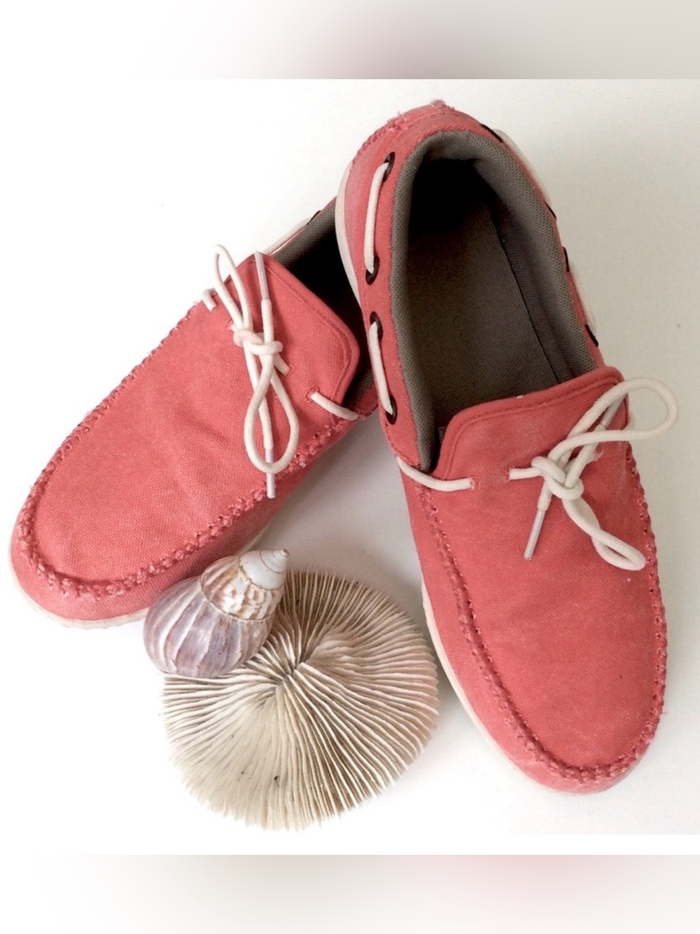 HOST PICK🔥💥🌟Patagonia Kula Moccasins Catalan Coral Deck Shoes Size 9.5